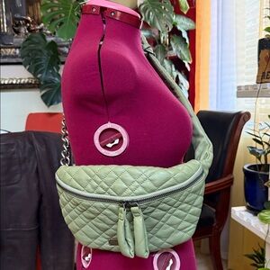 Kurt Geiger London crossbody/belt bag/fanny pack. Pure grain leather